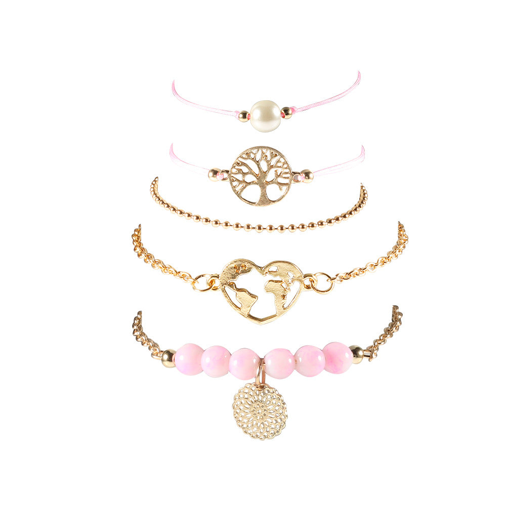 Beautiful Pearl Set with Unique Style