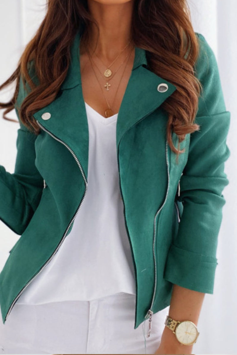 JO | Stylish jacket with zipper for an everyday look