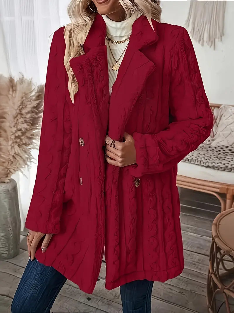 JO | Soft, single-colored, long-sleeved thermal jacket