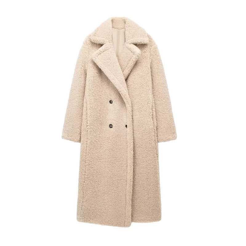 JO | Long teddy coat for women