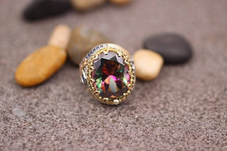 Delicate Artisan Gold Ring