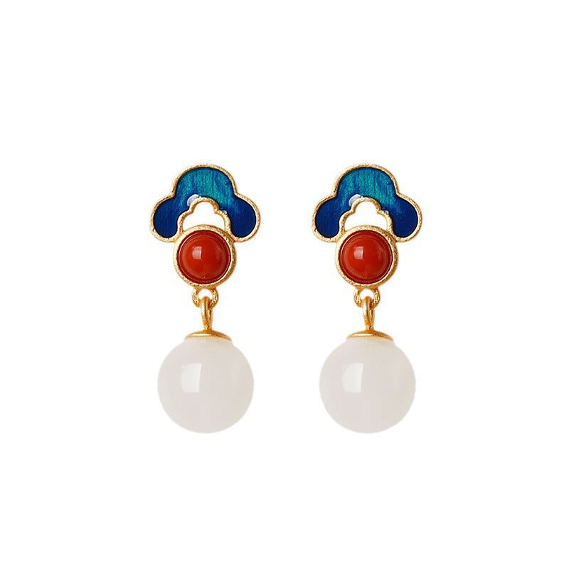 Vintage Handmade Gold Earring