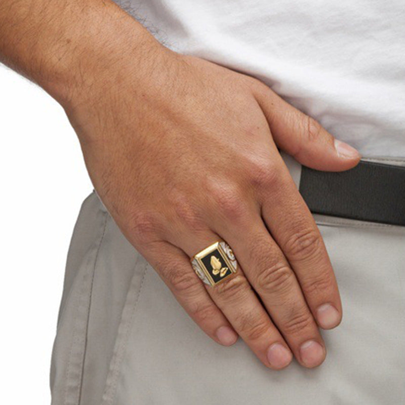 Delicate Artisan Gold Ring