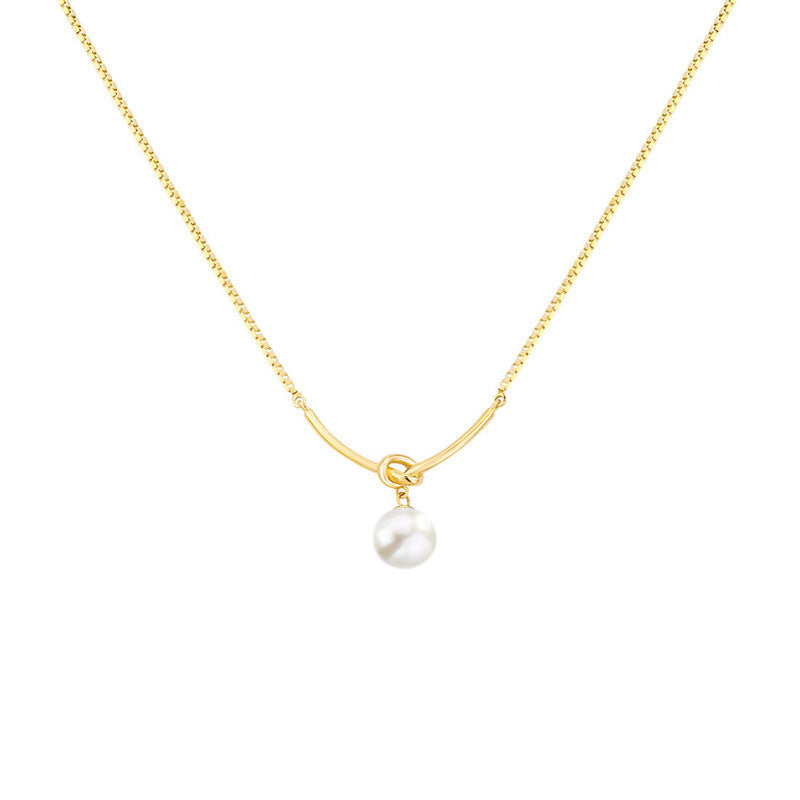 Delicate Artisan Pearl Necklace