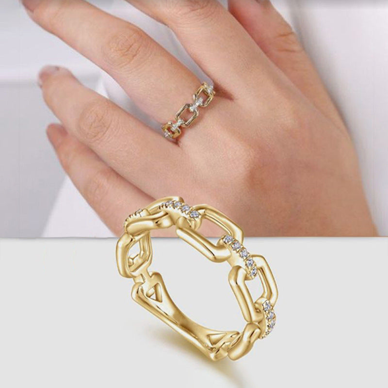Delicate Artisan Gold Ring