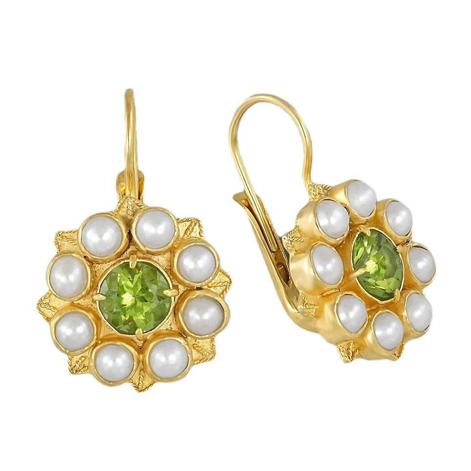 Vintage Handmade Gold Earring