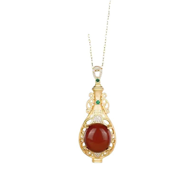 Vintage Handmade Gold Pendant