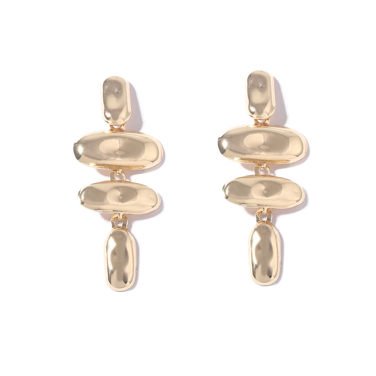 Vintage Handmade Gold Earring