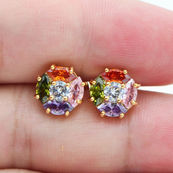 Delicate Artisan Gold Earring