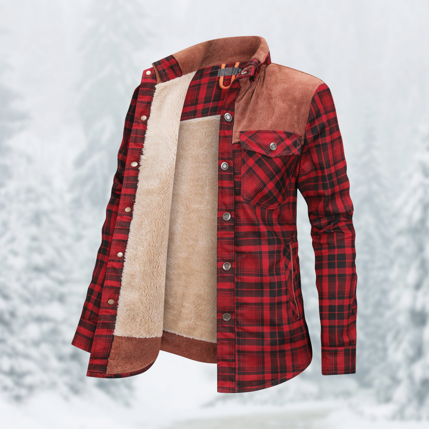 JO | Flannel hiking jacket for women