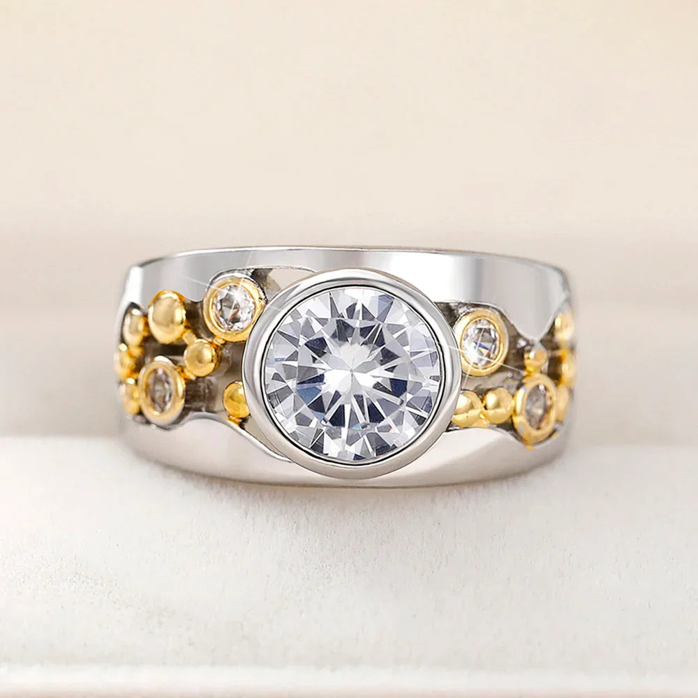 Delicate Artisan Gold Ring