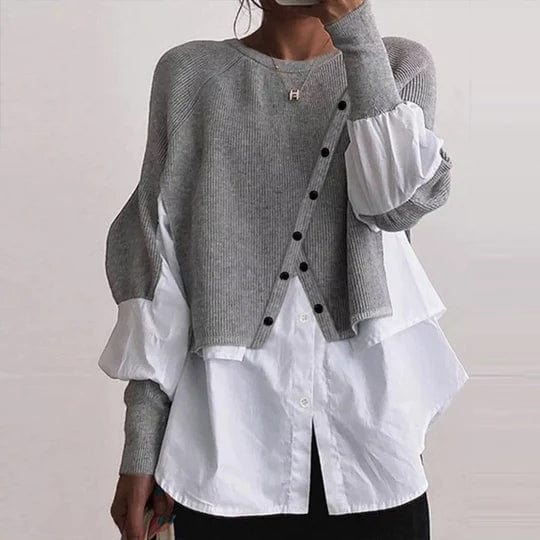 JO | Elegant sweater with shirt