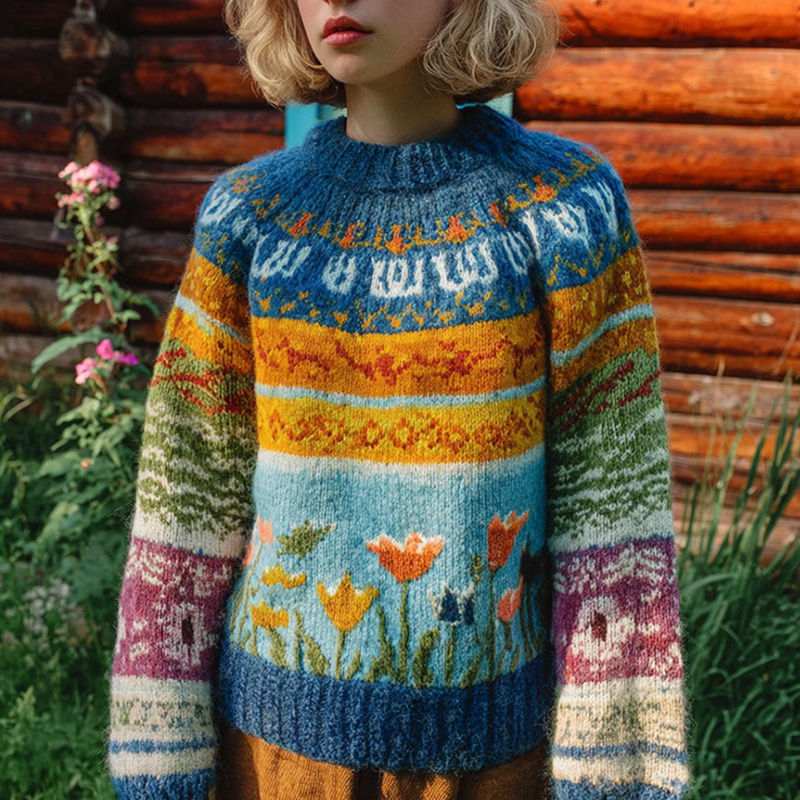 Gracefully Designed Sweater