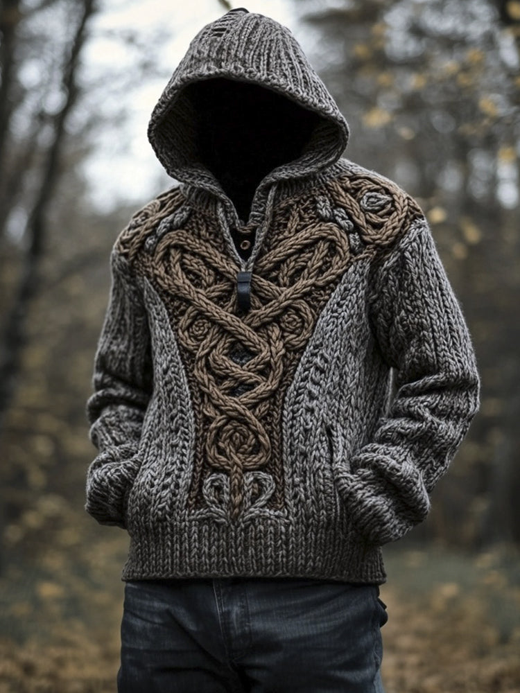 Mystic Celtic Mythology Men's Hooded Sweater artswardrobe