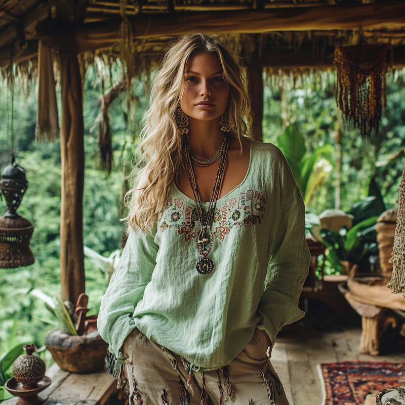 Timeless Vintage Style Blouse