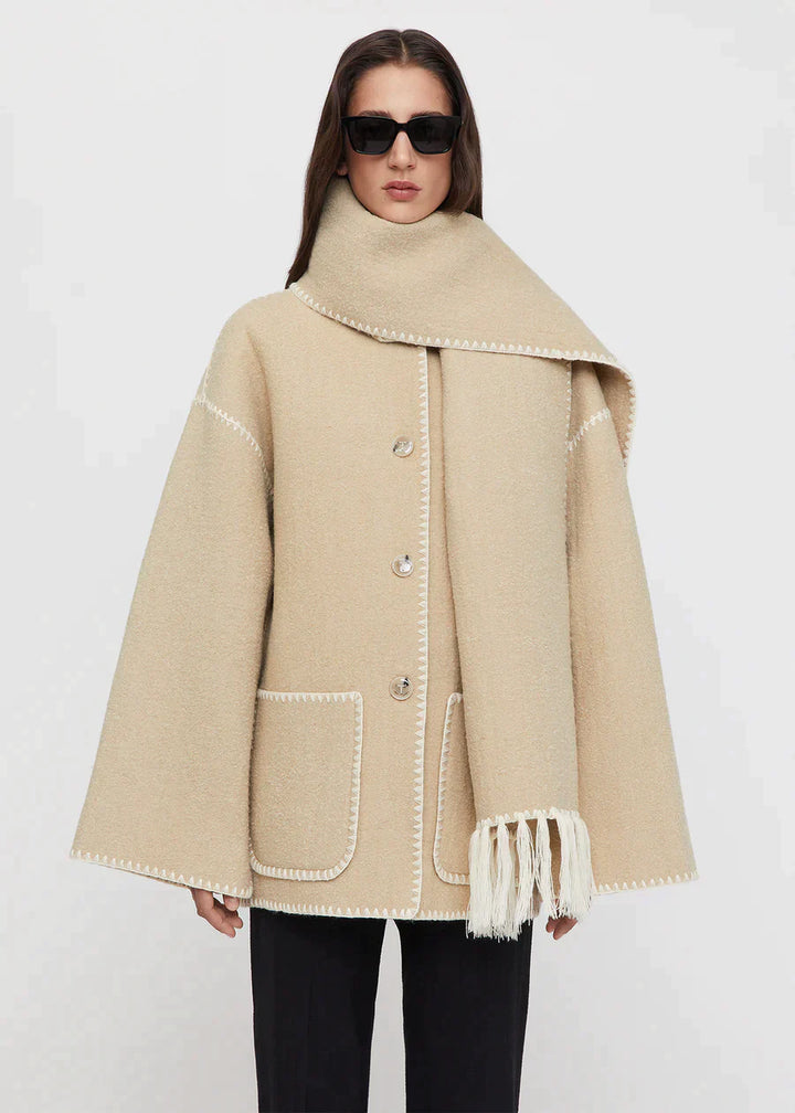 JO | Luxury jacket with scarf