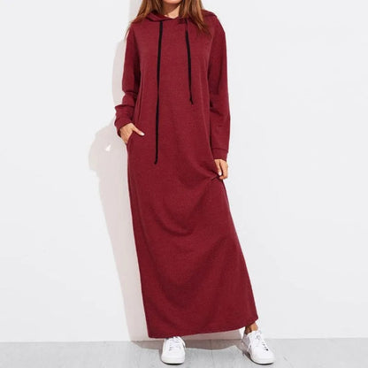 JO | Casual maxi dress with hood