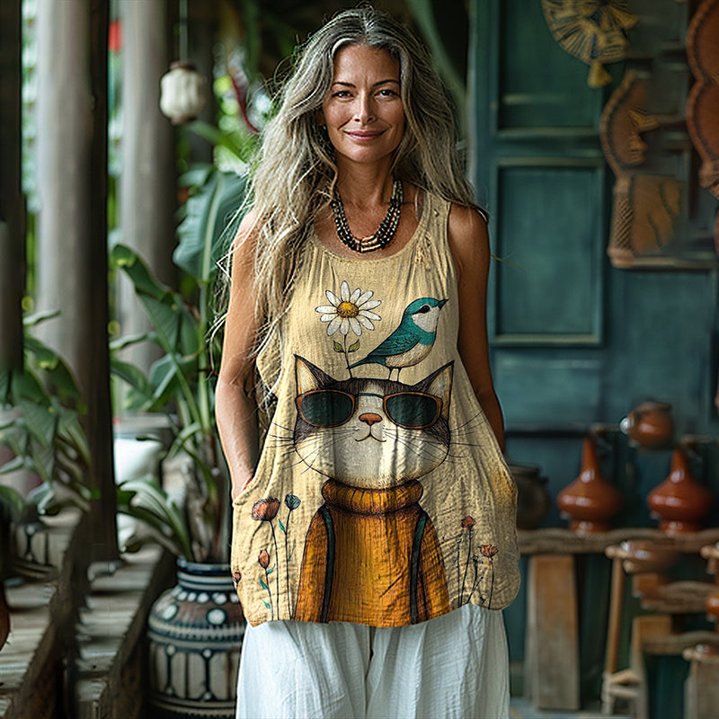 Timeless Vintage Style Top