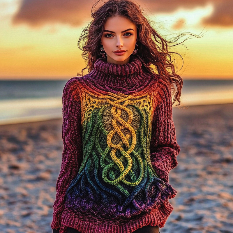 Gracefully Designed Sweater