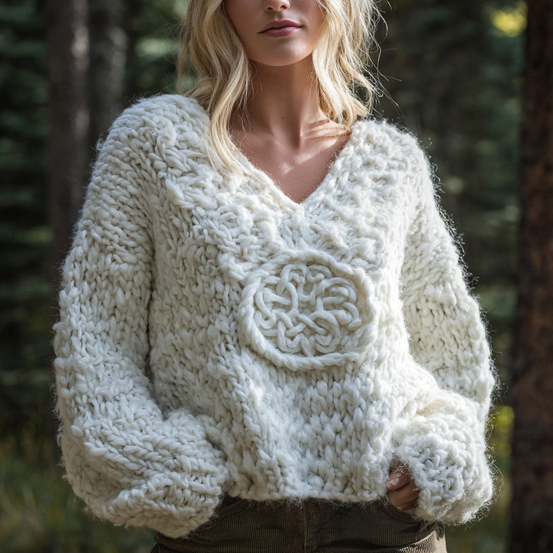 Gracefully Designed Sweater