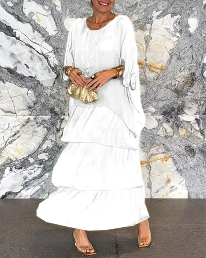 KS | Loose layered maxi dress