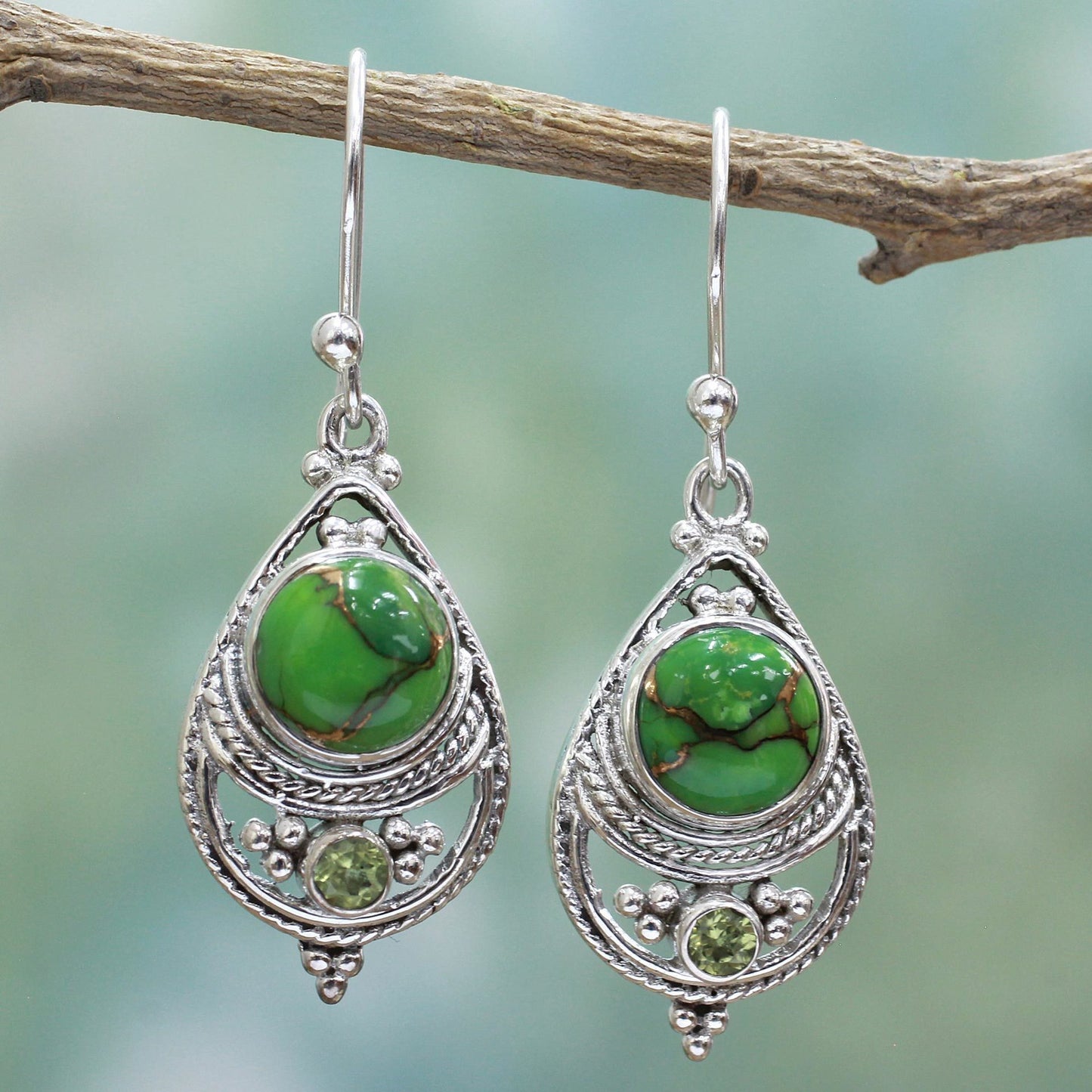 Vintage Handmade Silver Earring