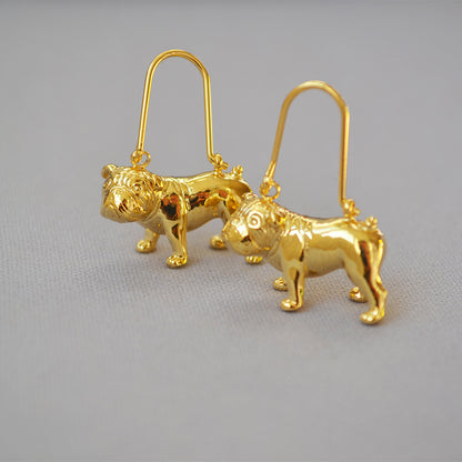 Vintage Handmade Gold Earring