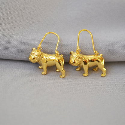 Vintage Handmade Gold Earring