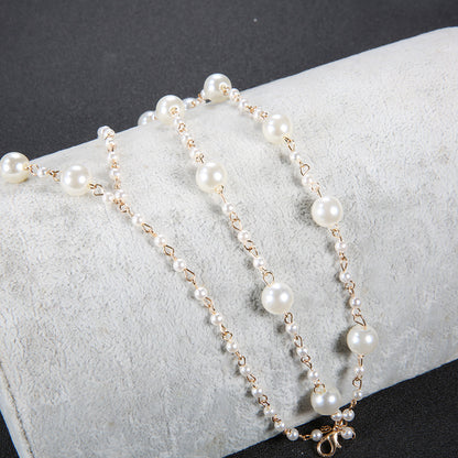 Classic Pearl Anklet with Timeless Appeal
