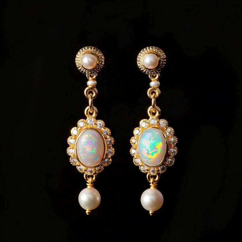 Delicate Artisan Pearl Earring