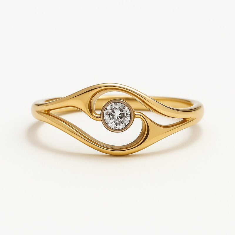 Romantic Gold Ring for Special Moments