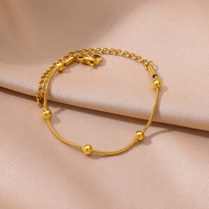 Vintage Handmade Gold Bracelet
