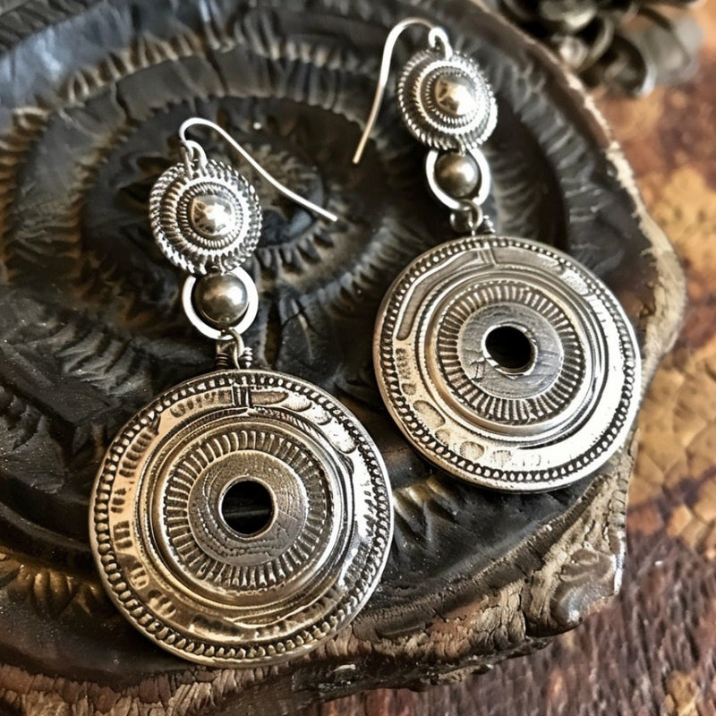Beautiful Silver Earring with Unique Style