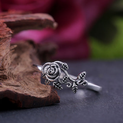 Delicate Artisan Silver Ring