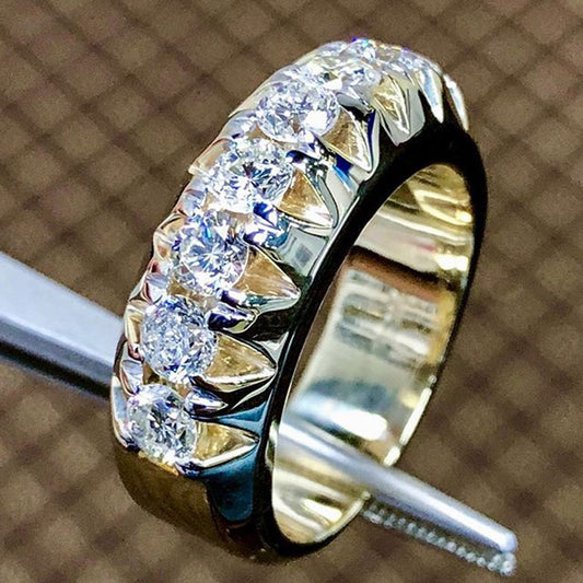 Delicate Artisan Gold Ring