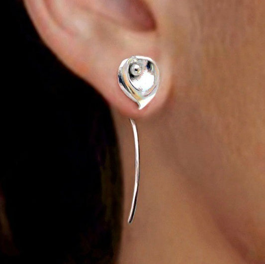 Classic Silver Earring with Timeless Appeal