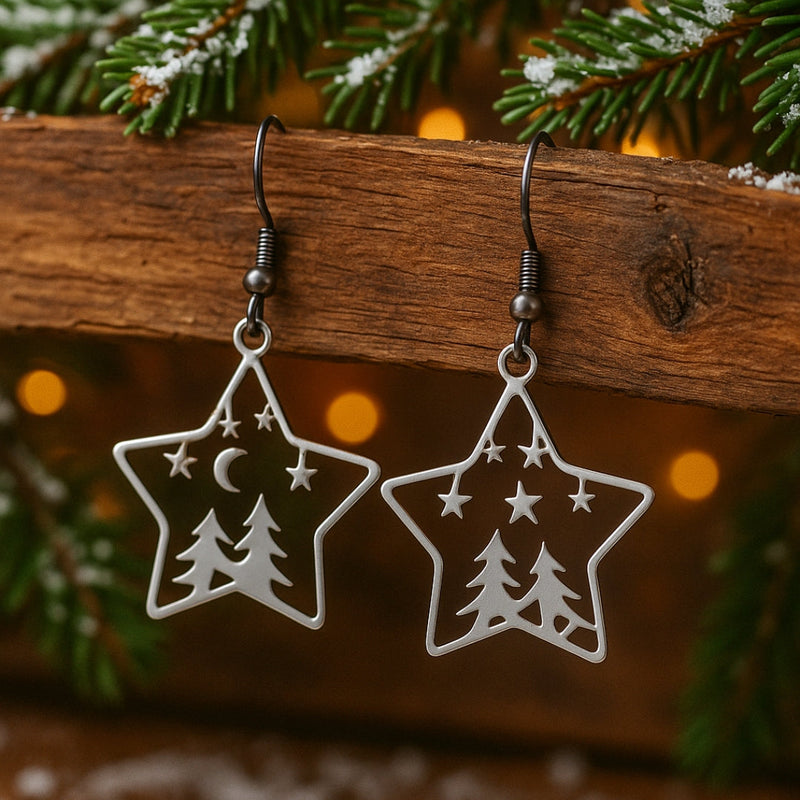 Beautiful Silver Earring with Unique Style