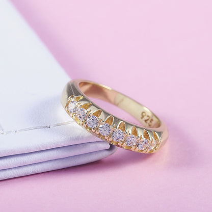 Delicate Artisan Gold Ring