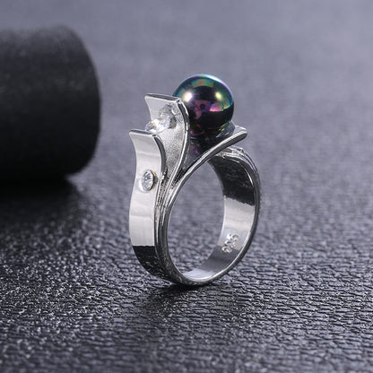 Beautiful Pearl Ring with Unique Style