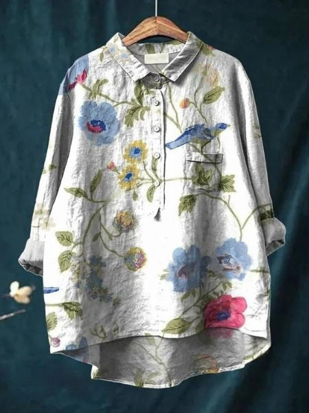 KS | Elegant and versatile floral blouse