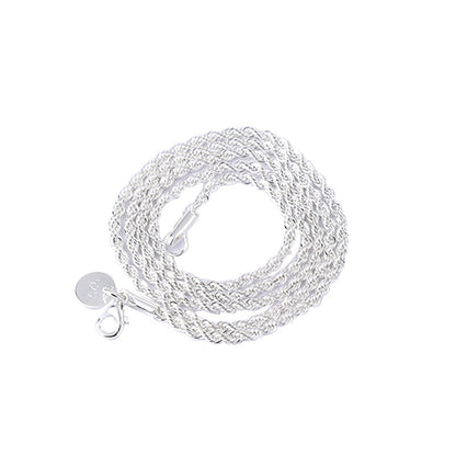 Romantic Silver Necklace for Special Moments