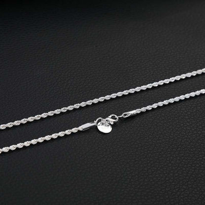 Romantic Silver Necklace for Special Moments