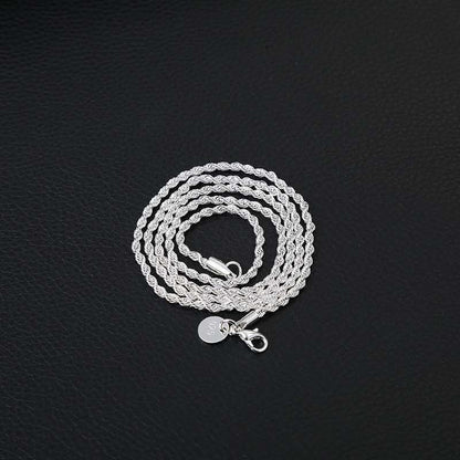 Romantic Silver Necklace for Special Moments