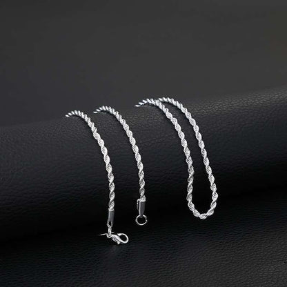 Romantic Silver Necklace for Special Moments