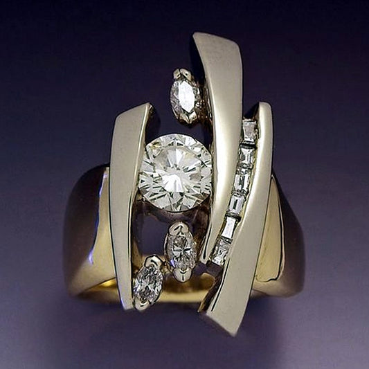 Beautiful Gold Ring with Unique Style