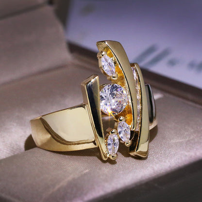 Beautiful Gold Ring with Unique Style