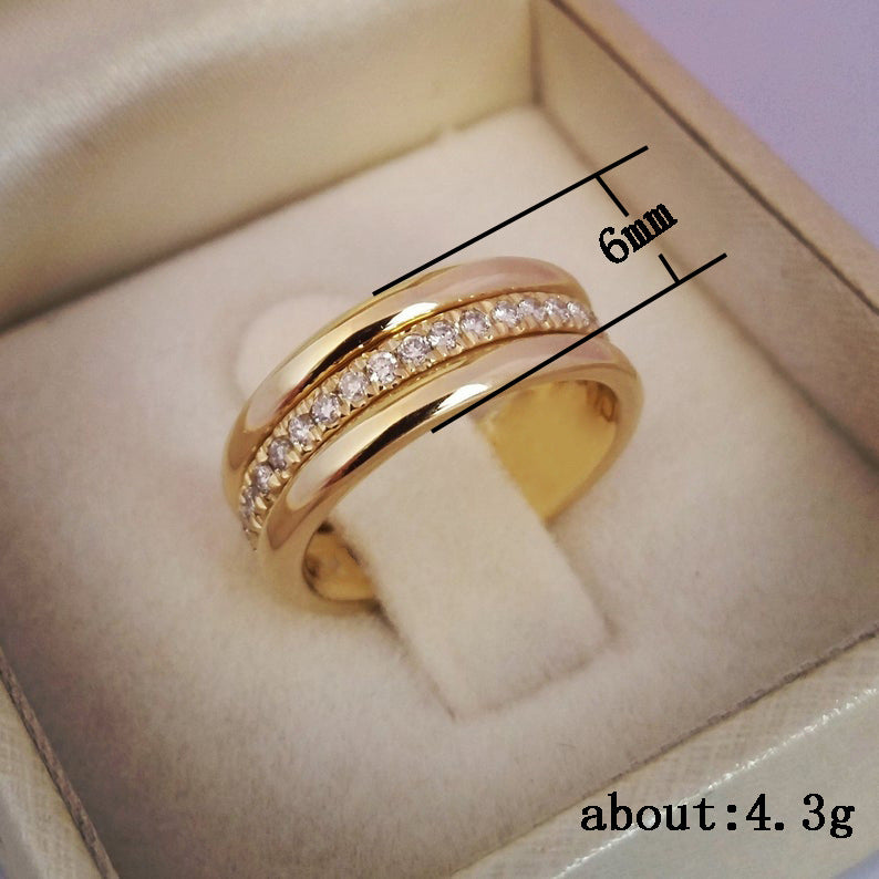 Delicate Artisan Gold Ring