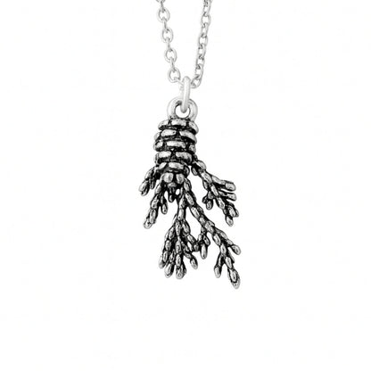 Silver Pine Necklace