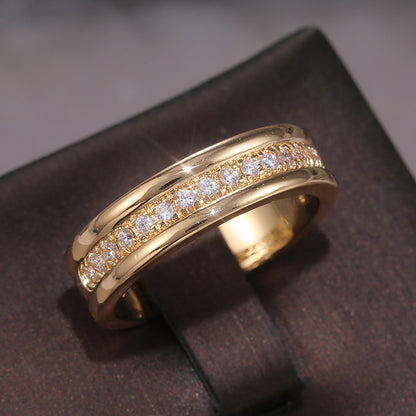 Delicate Artisan Gold Ring