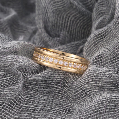 Delicate Artisan Gold Ring